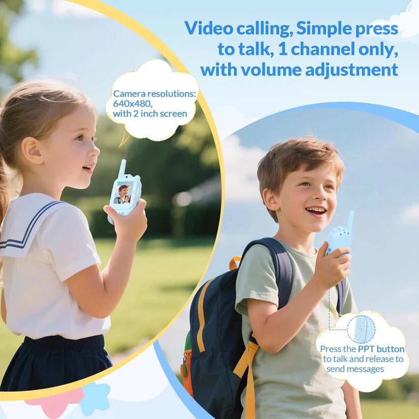 TalkieCam™ - Video Walkie Talkie for Kids